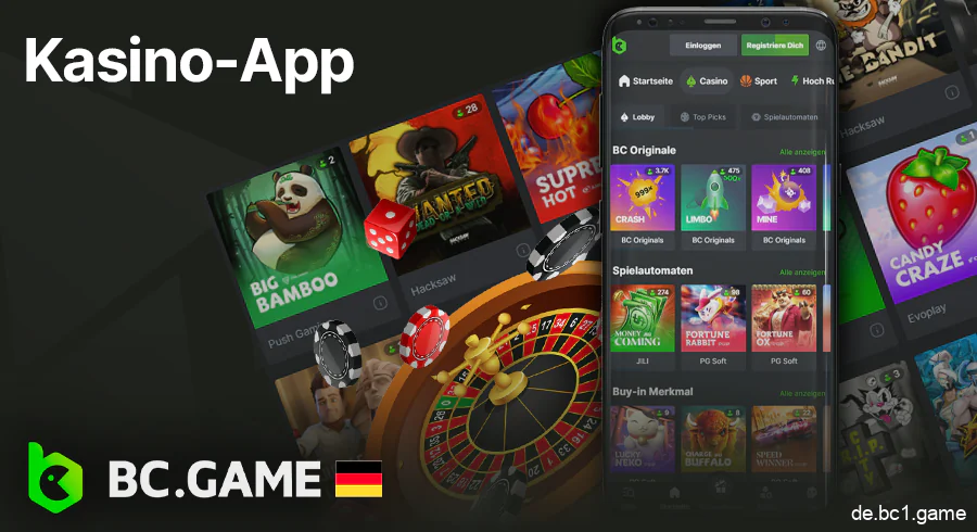 BC.Game mobiles Casino für Spieler aus Deutschland