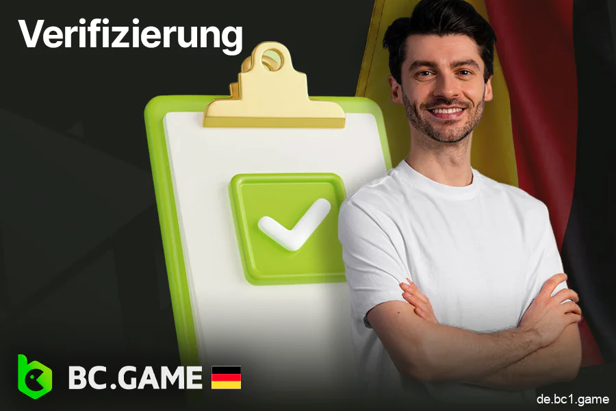 Verifizierung des persönlichen BC.Game-Kontos