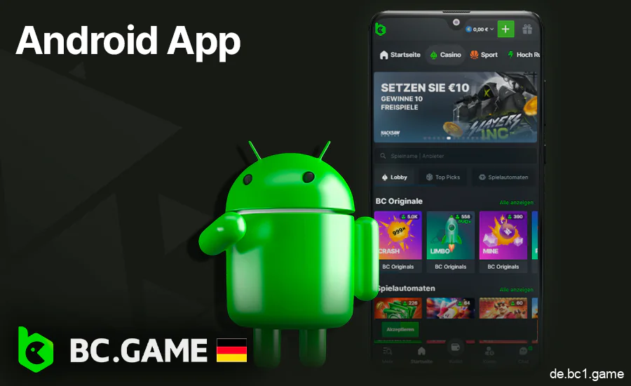 BC.Game mobile Anwendung für Android