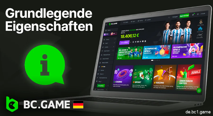 Grundlegende Informationen über BC.Game Casino