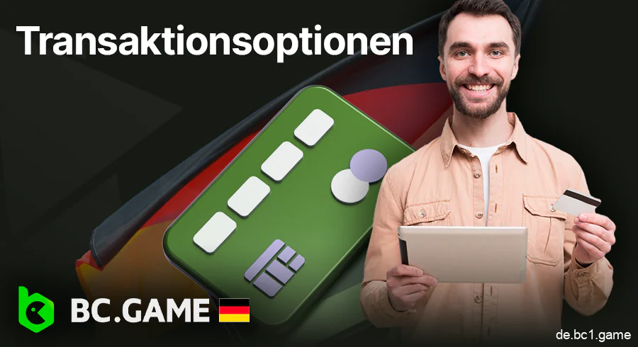 Verfügbare Zahlungsmethoden auf der BC.Game-Website für Spieler aus Deutschland