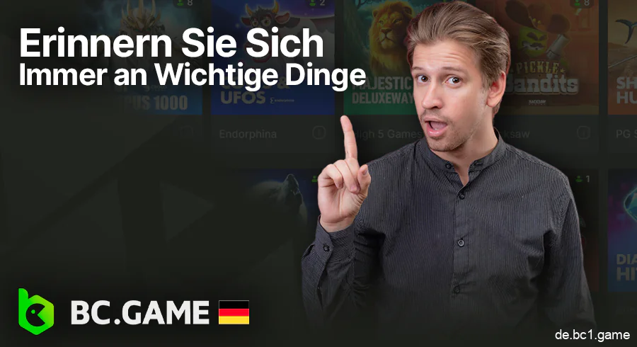 Wichtige Punkte, die vor dem Spielen auf BC.Game zu beachten sind